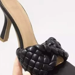 Jessica Bara Dorota Braided Open Toe Heel