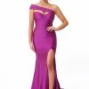 Atria One Shoulder Strap Sweetheart Neckline Gown Dresses