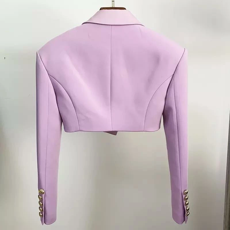 Jessica Bara Dixie Long Sleeve Cropped Blazer