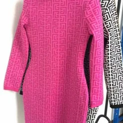 Jessica Bara Nikita Long Sleeve Jacquard Mini Dress Dresses