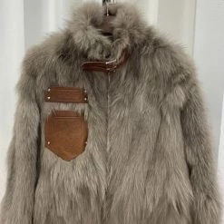 Jessica Bara Megan Fur & Leather Buckle Jacket Reve Doll Essentials