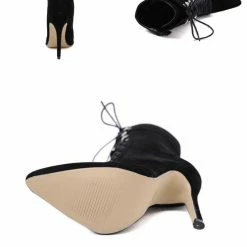 Jessica Bara Elias Lace Up Ankle Booties Reve Doll Essentials