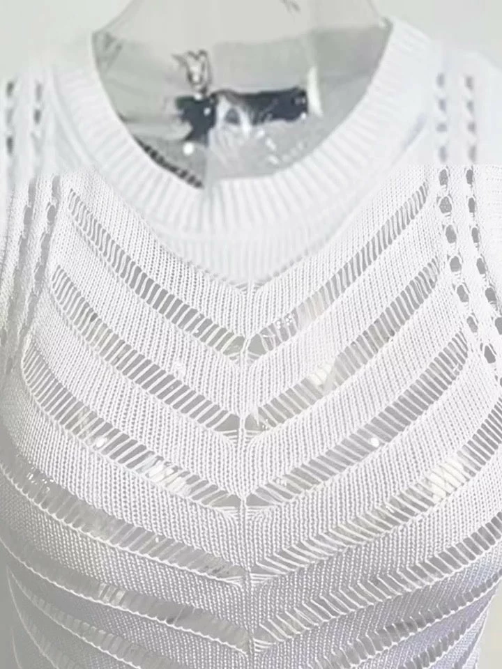 Jessica Bara Fabiana Sleeveless Striped Mini Dress Summer Lovin'