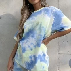 Jessica Bara Kenya Tie Dye Top And Short Two Piece Set