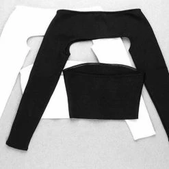 Jessica Bara Trinity Off The Shoulder Cut Out Top