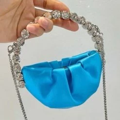 The Event Shop Jessica Bara Loretta Pleather Rhinestone Micro Handbag