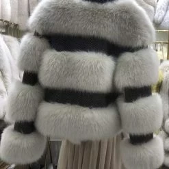 Jessica Bara Maritza Fur And Wool Jacket