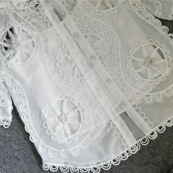 Jessica Bara Donelle Embroidered Top And Short Two Piece Set Reve Doll Essentials