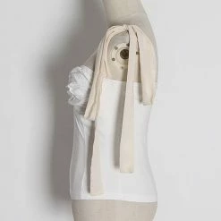 Summer Lovin' Jessica Bara Marie Shoulder Bow Tank Top