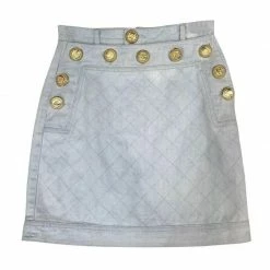 Best Sellers Jessica Bara Shea High Waisted Denim Mini Skirt