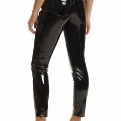 Reve Doll Essentials Commando Faux Patent Leather Five Pocket Pant