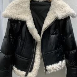 Reve Doll Essentials Jessica Bara Cassidy Shearling Oversized Puffer Coat
