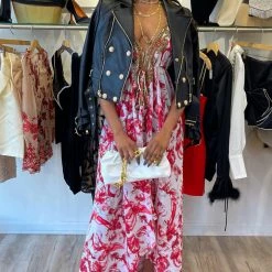 Kareena Amalfi Halter Neck Embellished Maxi Dress Summer Lovin'