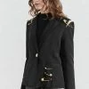 Jessica Bara Gia Metal Pin Blazer