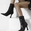 Shoes Jessica Bara Destiny Faux Leather Ankle Booties