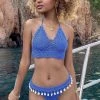 Jessica Bara Kayleigh Crochet Two Piece Bikini Set Influencer Style