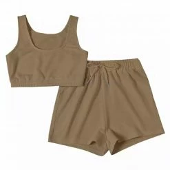 Jessica Bara Alec Crop Top And Short Two Piece Set