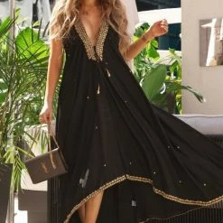 Kareena Bora Bora Halter Neck Embellished Maxi Dress Summer Lovin'