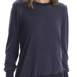 Commando Vegan Silk Crew Neck Top