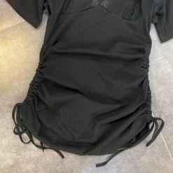 Summer Lovin' Jessica Bara Solange Short Sleeve Ruched Mini Dress