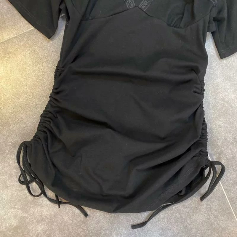 Summer Lovin' Jessica Bara Solange Short Sleeve Ruched Mini Dress