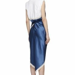 Jessica Bara Madalyn Irregular Sleeveless Hi Low Dress