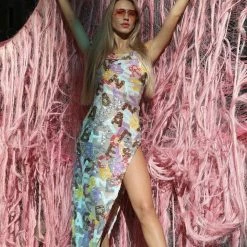 Stylist Picks Jessica Bara Lorena II Asymmetrical Letters Maxi Dress