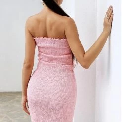 Jessica Bara Micaela Halter Neck Ruched Mini Dress Poolside Essentials