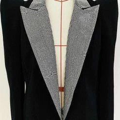 The Event Shop Jessica Bara Theo Long Sleeve Diamond Beaded Blazer