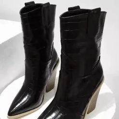 Shoes Jessica Bara Karissa Cowboy Heeled Booties