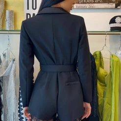 Best Sellers Jessica Bara Taylor Lace Blazer Belted Romper