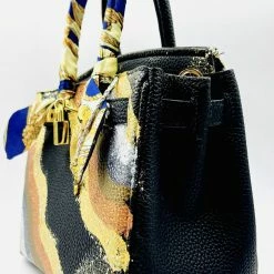 Accessories Anca Barbu Handpainted Geode Handbag