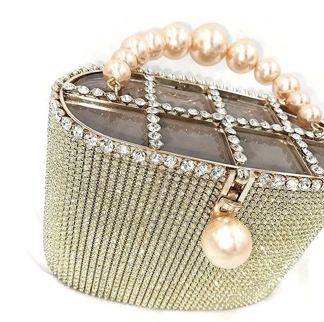 Jessica Bara Roxie Pearl And Diamond Clutch The Event Shop