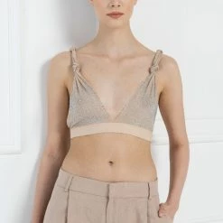 Tops Jessica Bara Jacklyn Rhinestone Mesh Bralette