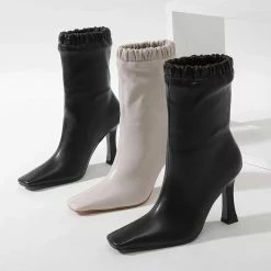 Shoes Jessica Bara Destiny Faux Leather Ankle Booties