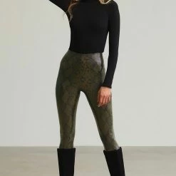 Commando Faux Leather Animal Legging Reve Doll Essentials