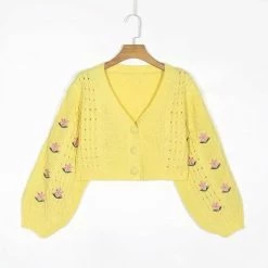 Jessica Bara Daphne Long Sleeve Knit Cardigan Summer Lovin'