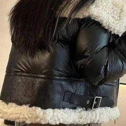 Reve Doll Essentials Jessica Bara Cassidy Shearling Oversized Puffer Coat