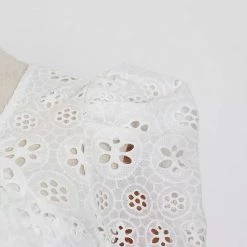 Jessica Bara Elizabith One Shoulder Eyelet Top Reve Doll Essentials