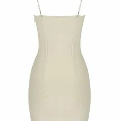 Jessica Bara Zahra Bandage Diamond Mini Dress