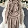 Jessica Bara Kyrie Cut Out Hoodie Midi Dress Reve Doll Essentials