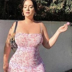 Jessica Bara Emory Floral Mini Dress Dresses