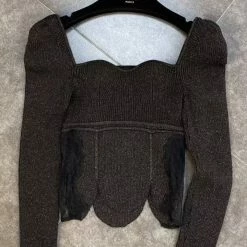 Tops Jessica Bara Kinsley Long Sleeve Knitted Top