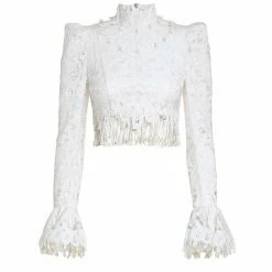 Jessica Bara Marla Lace Top And Skirt Two Piece Set Influencer Style