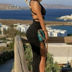 Jessica Bara Samara Strappy Top And Skirt Two Piece Set Tika Camaj