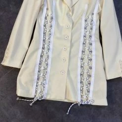 Jessica Bara Francis Lace Up Blazer Mini Dress The 9-5 Shop