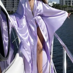 Cioccolato Lavender Kimono Cover Up