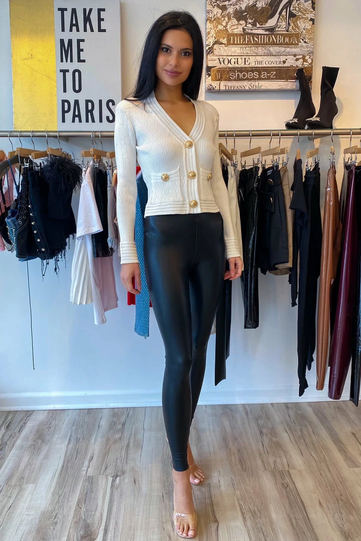 Jessica Bara Ellis Long Sleeve Knit Cardigan