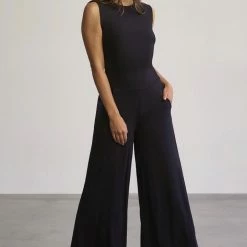 Commando Butter Muscle Wide Leg Jumpsuit Reve Doll Essentials