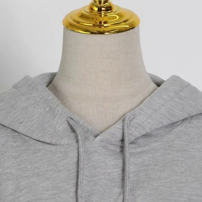 Jessica Bara Mikayla Oversized Pinned Chain Sweatshirt